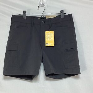 NWT Carhartt Women's Force Madden Gray Cargo shorts size 10